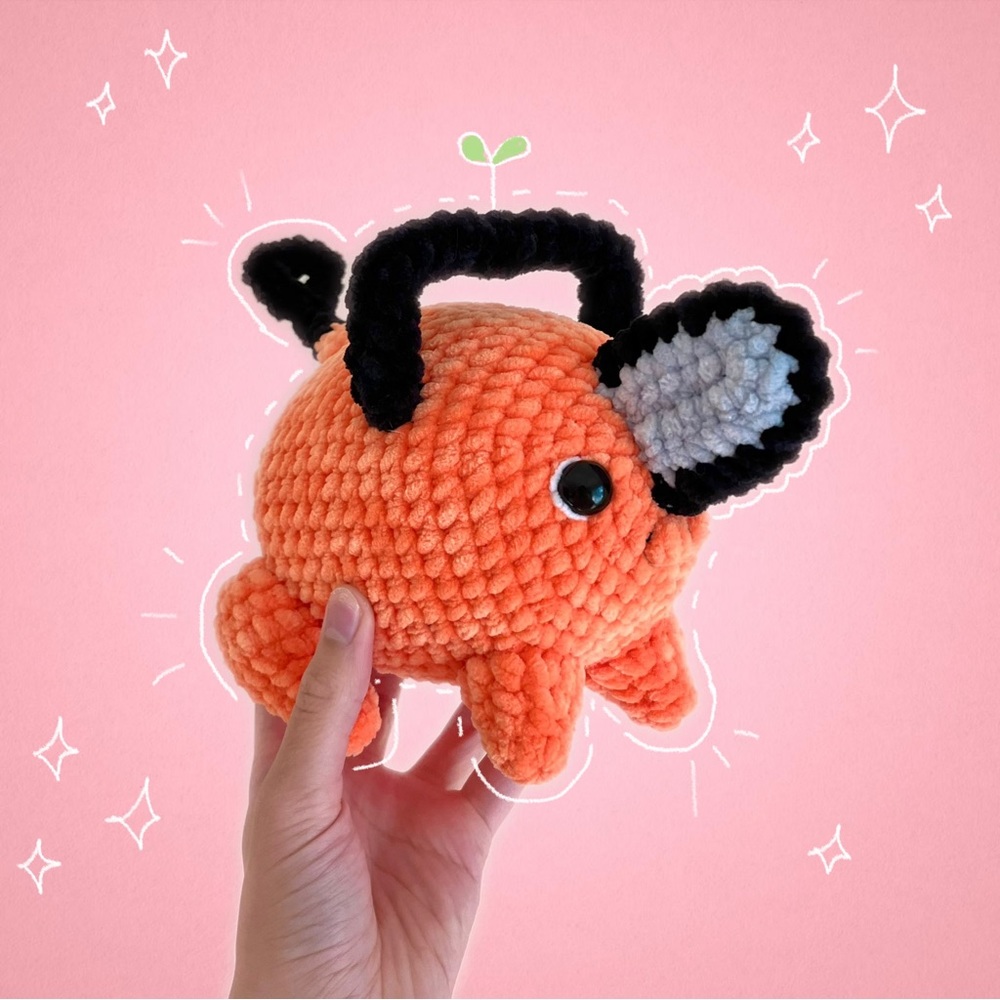 Chainsawman Pochita Anime Crochet Plushie Toy
